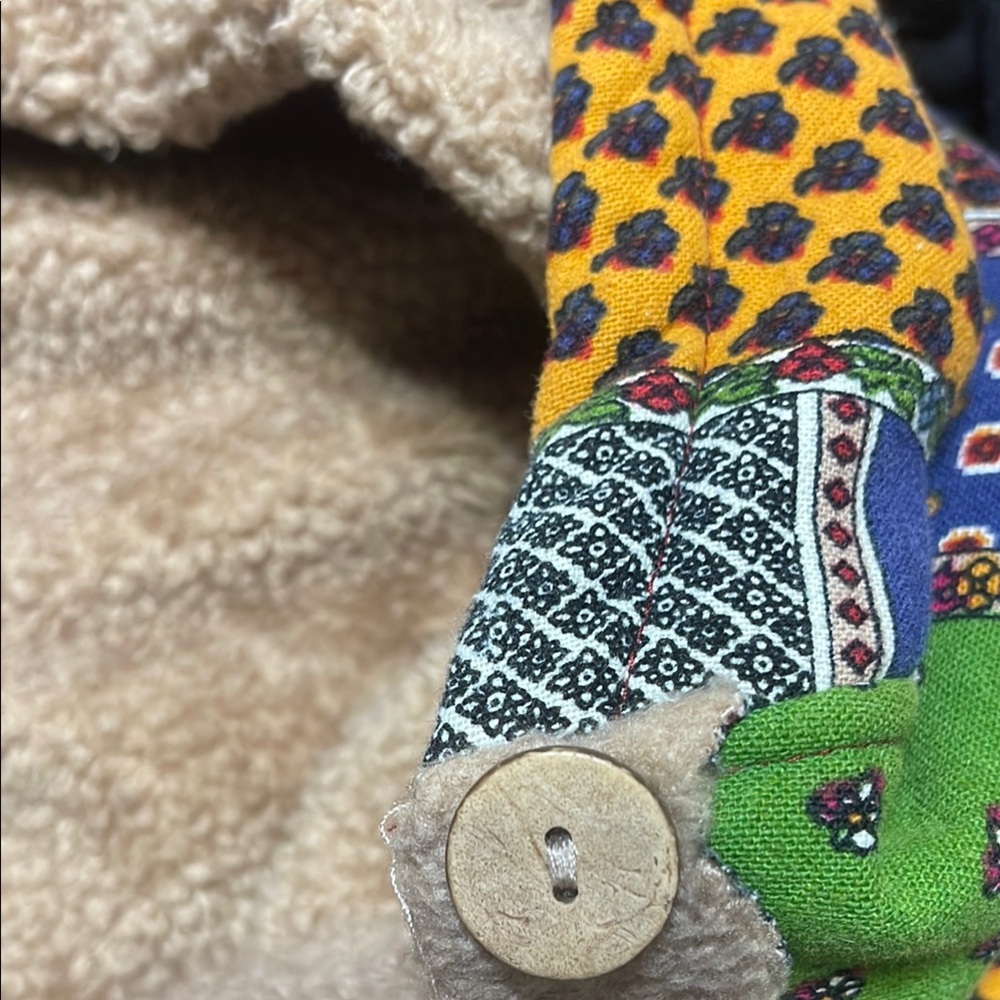 Colorful Patchwork Hooded Jacket - image 6